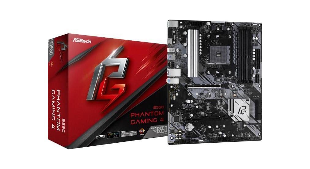Asrock ASRock B550 Phantom Gaming 4 90-MXBCY0-A0UAYZ Mainboard Asrock ASRock B550 Phantom Gaming 4 90-MXBCY0-A0UAYZ Mainboard von Asrock