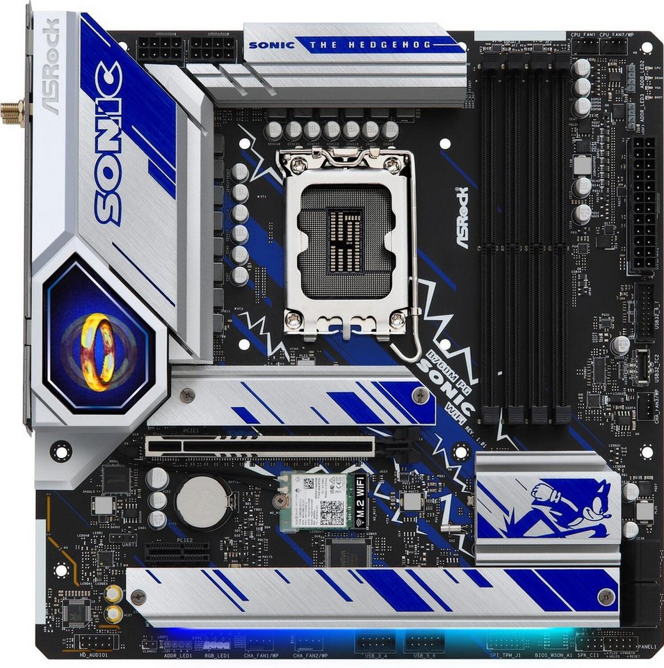 Asrock ASRock B760M PG Sonic WiFi 90-MXBKM0-A0UAYZ Mainboard Asrock ASRock B760M PG Sonic WiFi 90-MXBKM0-A0UAYZ Mainboard von Asrock