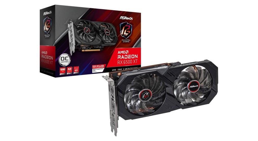 Asrock ASRock Radeon RX 6500 XT Phantom Gaming D OC 90-GA Grafikkarte von Asrock