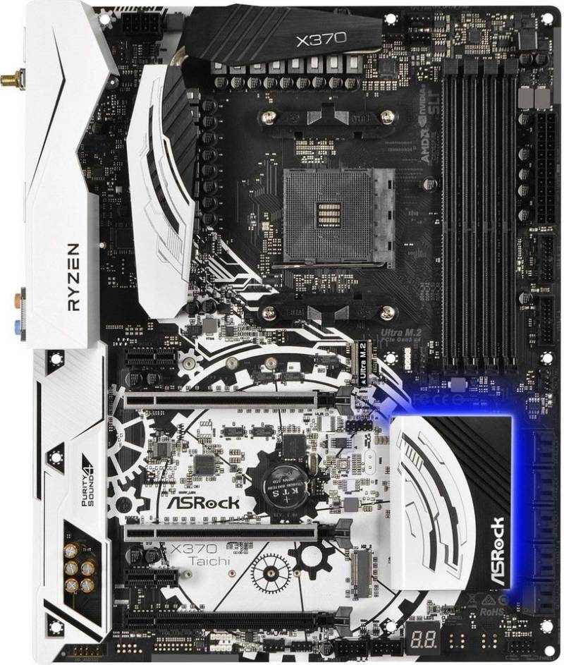 Asrock ASRock X370 Taichi Mainboard ATX, AM4, DDR4, X370, OHNE Zubeh.¶r, OHN Mainboard von Asrock