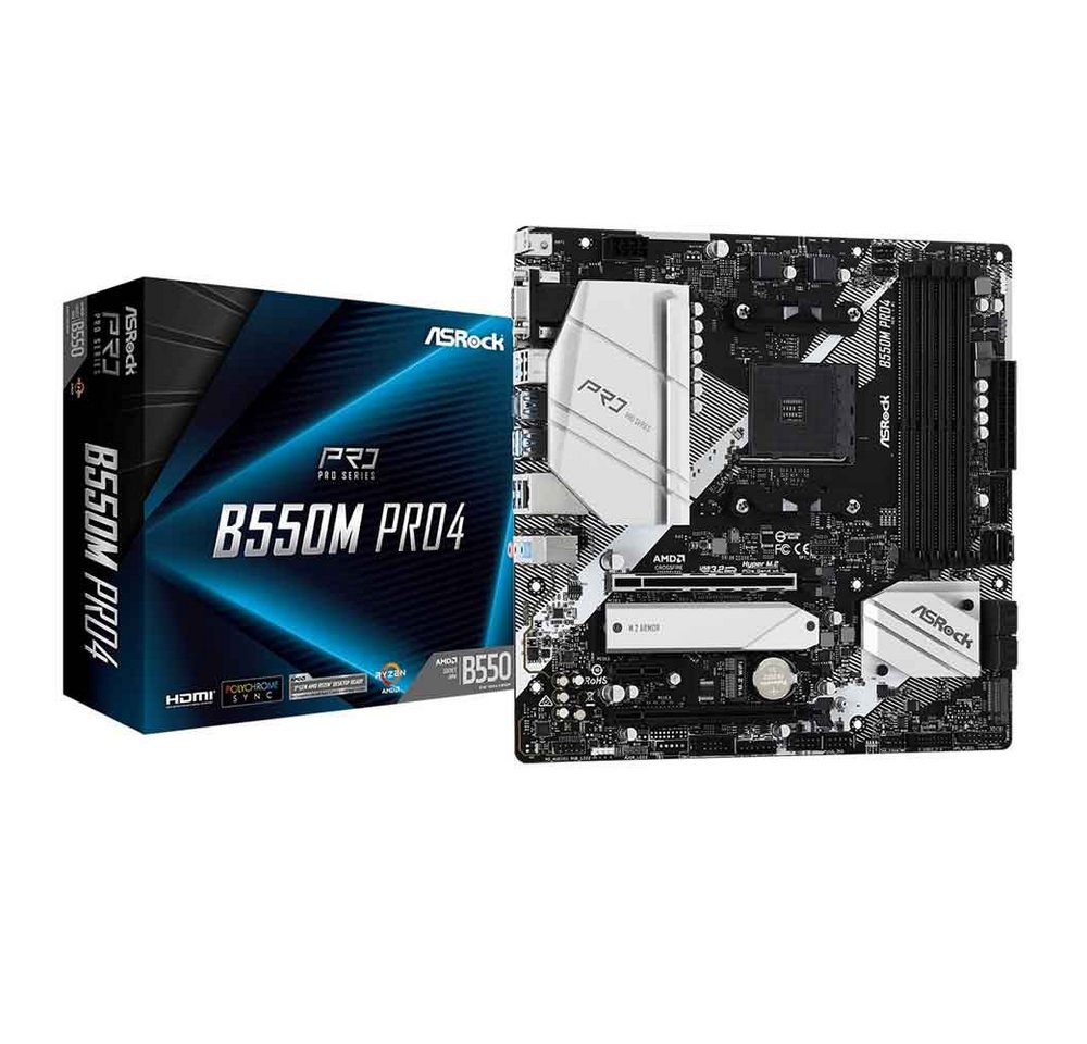 Asrock B550M Pro4 Motherboard Mainboard Asrock B550M Pro4 Motherboard Mainboard von Asrock