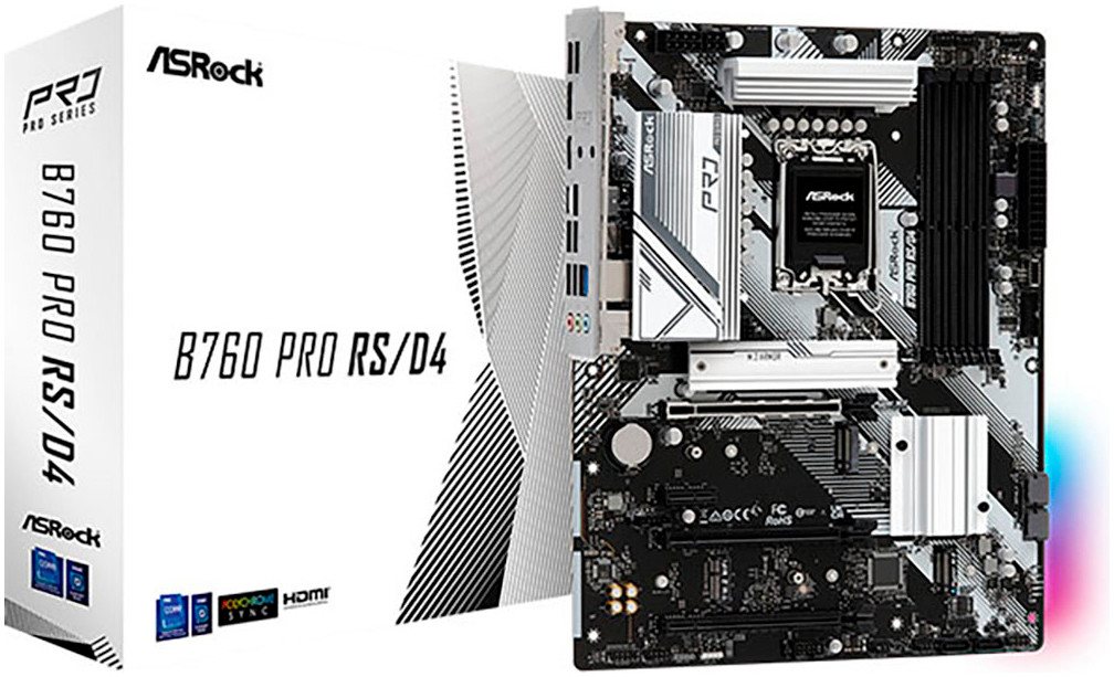 Asrock B760 Pro RS/D4 Mainboard RGB-LED-Beleuchtung Asrock B760 Pro RS/D4 Mainboard RGB-LED-Beleuchtung von Asrock