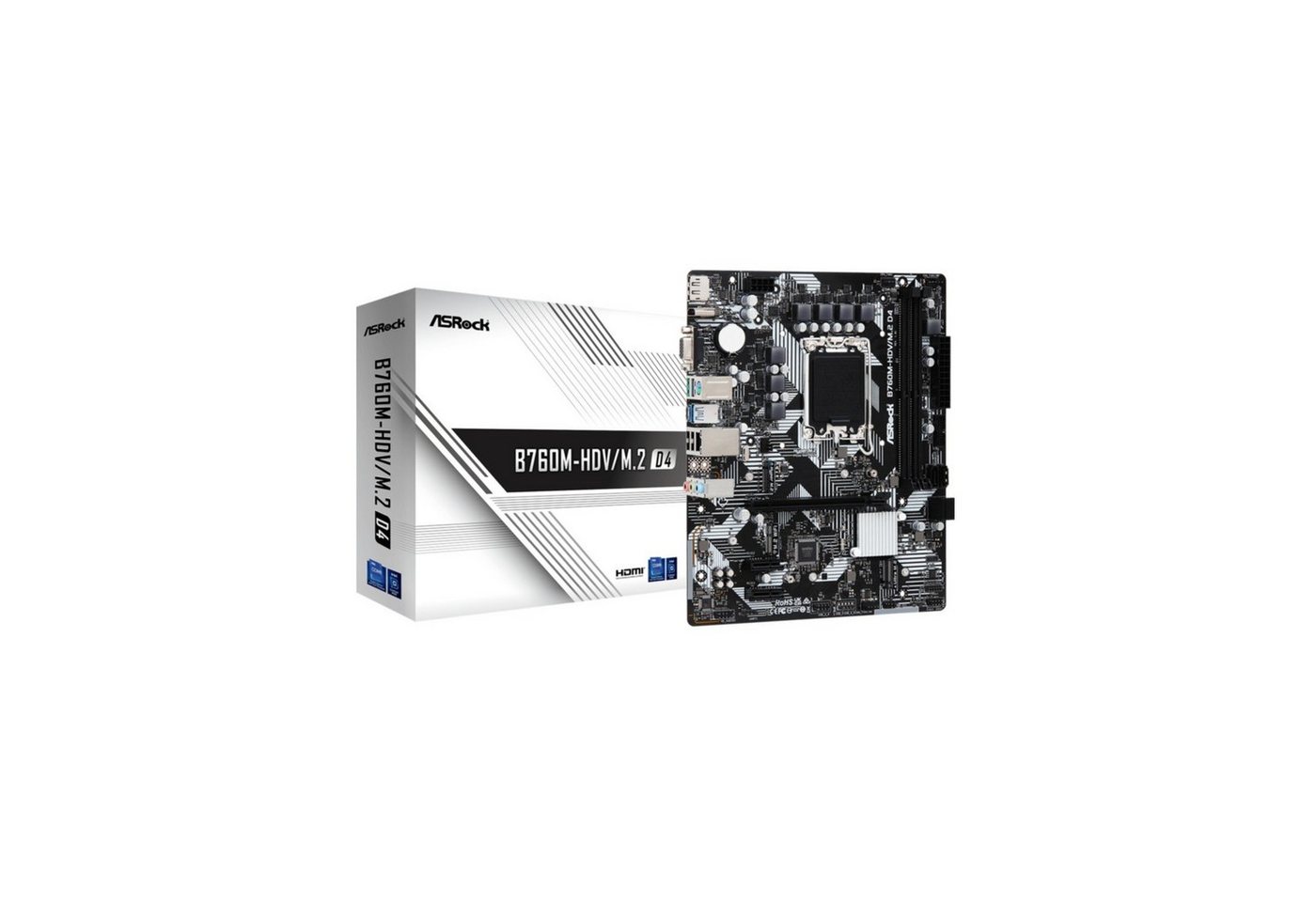 Asrock B760M-HDV/M.2 D4 Mainboard von Asrock