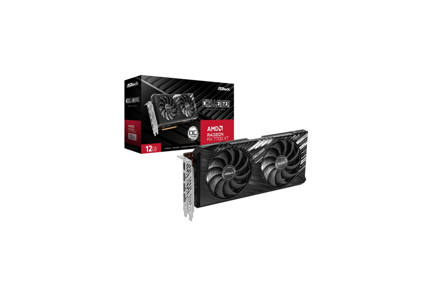 Asrock Radeon RX 7700 XT Grafikkarte von Asrock