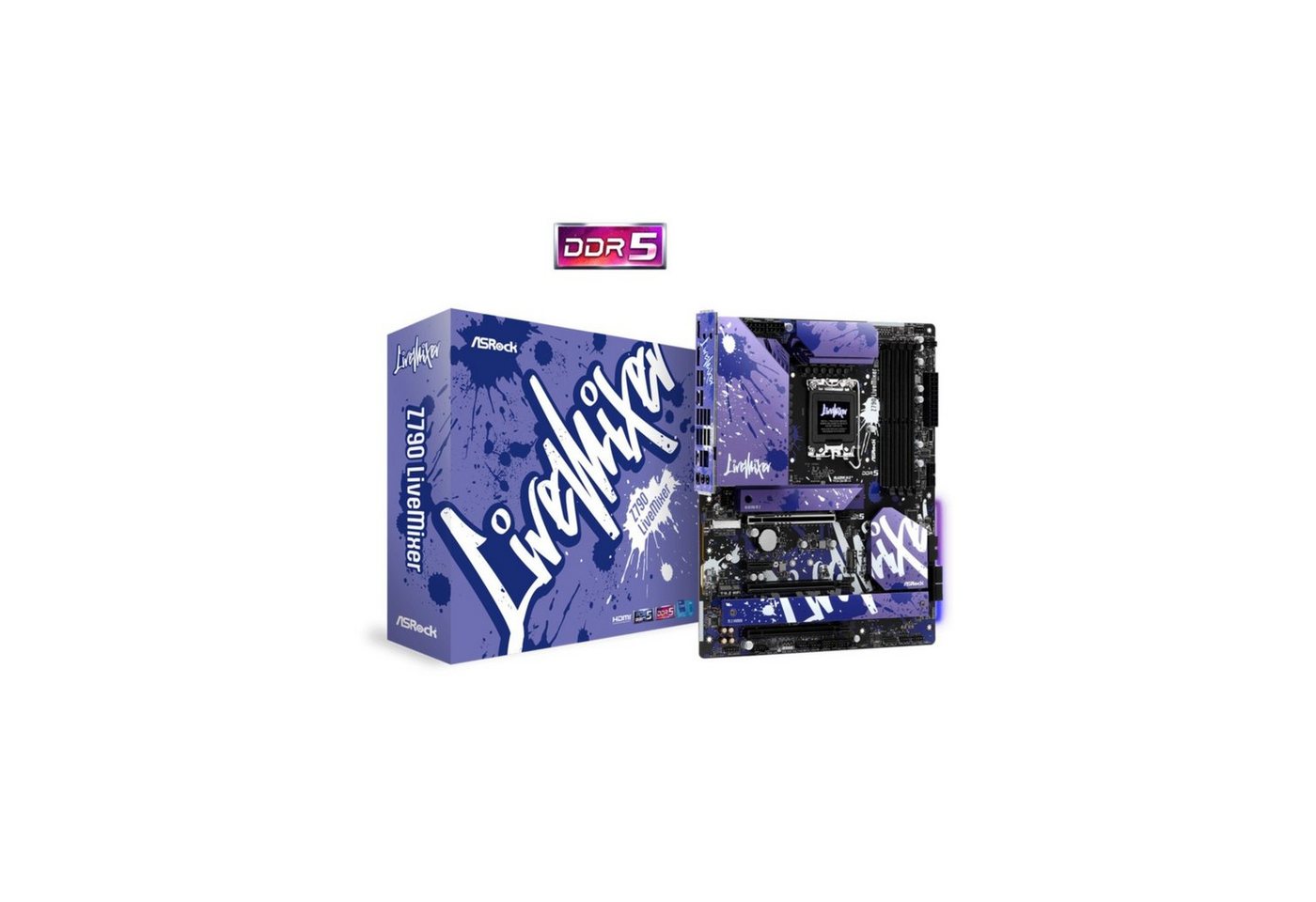 Asrock Z790 LiveMixer Mainboard RGB-LED-Beleuchtung Asrock Z790 LiveMixer Mainboard RGB-LED-Beleuchtung von Asrock