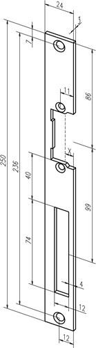 Assa Abloy Flachschließbl.338 STA verz.ktg.B.24xL.250mm DIN L/R -------33840-01 Assa Abloy Flachschließbl.338 STA verz.ktg.B.24xL.250mm DIN L/R -------33840-01 von Assa Abloy effeff