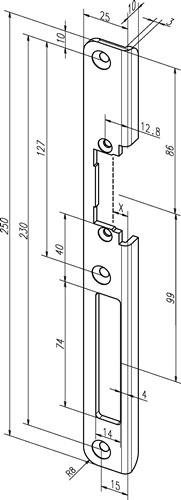 Assa Abloy Winkelschließbl.63 B VA B.25mm L.250mm ktg.DIN L Assa Abloy effeff Assa Abloy Winkelschließbl.63 B VA B.25mm L.250mm ktg.DIN L Assa Abloy effeff von Assa Abloy effeff