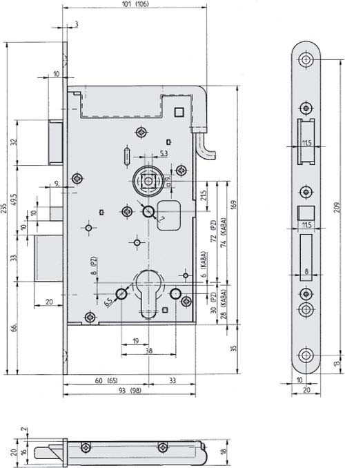 Assa Abloy effeff Elektro-Sicherheitsschloss 809M12-72A65E4D Assa Abloy effeff Elektro-Sicherheitsschloss 809M12-72A65E4D von Assa Abloy effeff