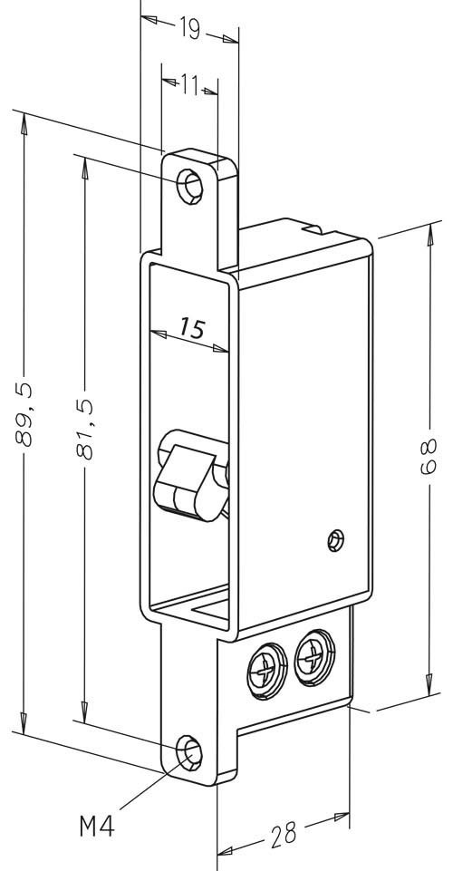 Assa Abloy effeff Riegelschaltkontakt 875-10-------00 von Assa Abloy effeff