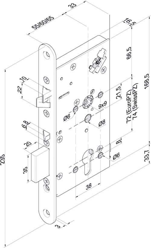 Assa Abloy effeff Sicherheitsschloss 709 709X701PZ---G44 Assa Abloy effeff Sicherheitsschloss 709 709X701PZ---G44 von Assa Abloy effeff