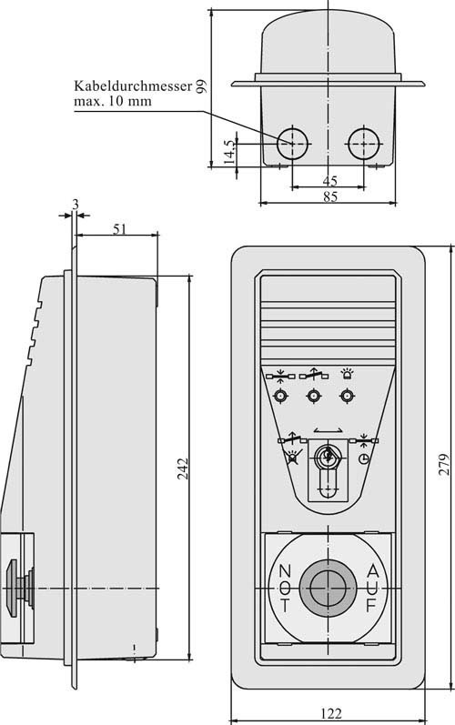 Assa Abloy effeff Tür-Terminal 1337-11------00 von Assa Abloy effeff
