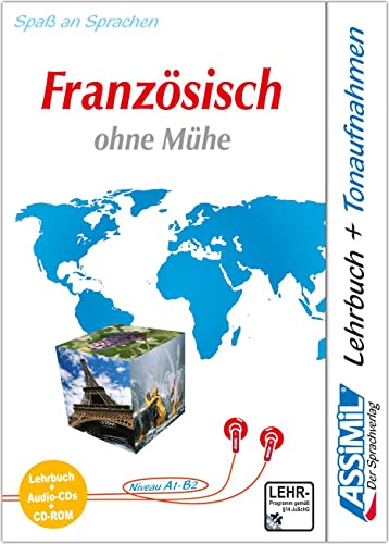 Französisch ohne Mühe - MultimediaPlus, Lehrbuch mit 4 Audio-CDs und CD-ROM von Assimil