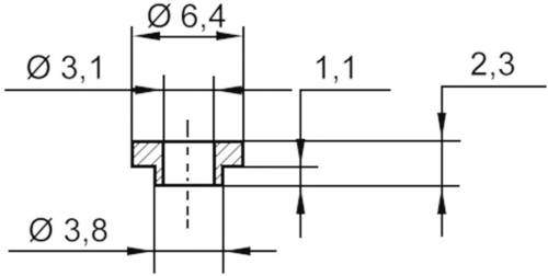 Assmann WSW V5731 Isolierbuchse Außen-Durchmesser: 6.4 mm, 3.8mm Innen-Durchmesser: 3.1mm Assmann WSW V5731 Isolierbuchse Außen-Durchmesser: 6.4 mm, 3.8mm Innen-Durchmesser: 3.1mm von Assmann WSW