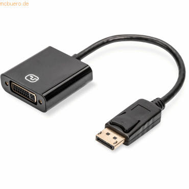 Assmann ASSMANN DisplayPort Adapterkabel DP - DVI 0.15m DP 1.2 sw. von Assmann