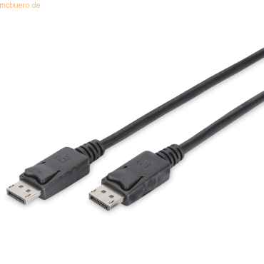 Assmann ASSMANN DisplayPort Kabel 1.0m Verriegelung UltraHD 4K sw. von Assmann