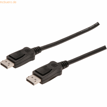 Assmann ASSMANN DisplayPort Kabel DP 3.0m Verriegelung DP 1.1a sw. von Assmann