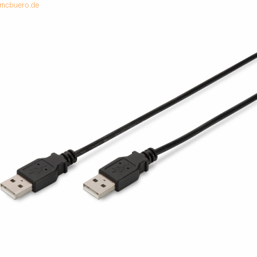 Assmann ASSMANN USB 2.0 Kabel Typ A 1.8m USB 2.0 konform sw. von Assmann