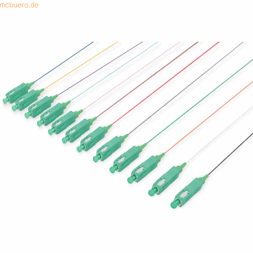 Assmann DIGITUS 12er LWL Pigtail-Set, SC APC, SM OS2 09/125 µ Assmann DIGITUS 12er LWL Pigtail-Set, SC APC, SM OS2 09/125 µ von Assmann