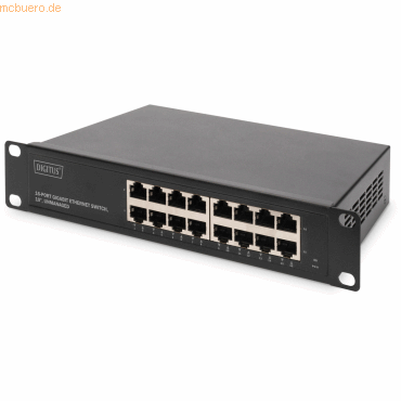 Assmann DIGITUS 16-Port Gigabit Ethernet Switch 10- unmanaged von Assmann