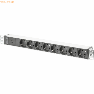 Assmann DIGITUS 1HE Alu PDU 10A Stecker, 8x Abgriffe, IEC C14 Stecker Assmann DIGITUS 1HE Alu PDU 10A Stecker, 8x Abgriffe, IEC C14 Stecker von Assmann