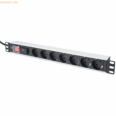 Assmann DIGITUS 1HE Alu PDU 16A Plug, 7-fach, Schalter, Überspannungs. Assmann DIGITUS 1HE Alu PDU 16A Plug, 7-fach, Schalter, Überspannungs. von Assmann