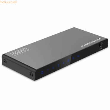 Assmann DIGITUS 1x4 HDMI Splitter, 4K/60Hz HDCP 2.3, EDID Control Assmann DIGITUS 1x4 HDMI Splitter, 4K/60Hz HDCP 2.3, EDID Control von Assmann
