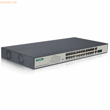 Assmann DIGITUS 24-Port Fast Ethernet PoE Switch von Assmann