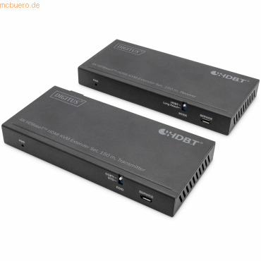 Assmann DIGITUS 4K HDBaseT HDMI KVM Extender Set, 150 m von Assmann