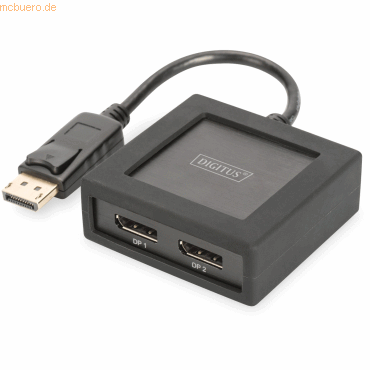 Assmann DIGITUS 4K ultraHD DisplayPort Splitter, 1x2 Assmann DIGITUS 4K ultraHD DisplayPort Splitter, 1x2 von Assmann