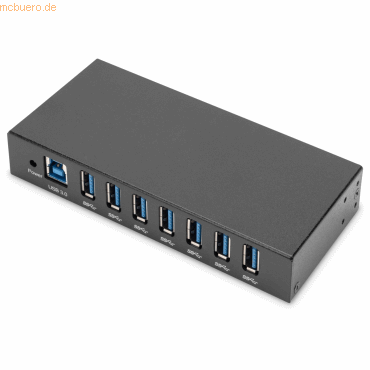 Assmann DIGITUS 7-Port USB 3.0 Hub, Industrial Line von Assmann