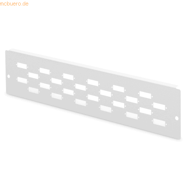 Assmann DIGITUS Adapterplatte für DN-96800M-2, grau 12x SC-DX, LC-QD Assmann DIGITUS Adapterplatte für DN-96800M-2, grau 12x SC-DX, LC-QD von Assmann