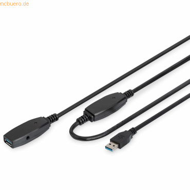 Assmann DIGITUS Aktives USB 3.0 Verlängerungskabel, 20m von Assmann