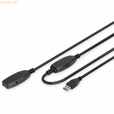 Assmann DIGITUS Aktives USB 3.0 Verlängerungskabel, 20m Assmann DIGITUS Aktives USB 3.0 Verlängerungskabel, 20m von Assmann