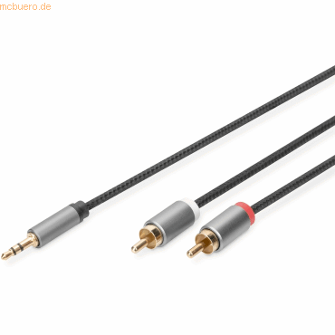 Assmann DIGITUS Audio Adapterkabel, 3.5mm Klinke auf Cinch,1,8m Assmann DIGITUS Audio Adapterkabel, 3.5mm Klinke auf Cinch,1,8m von Assmann