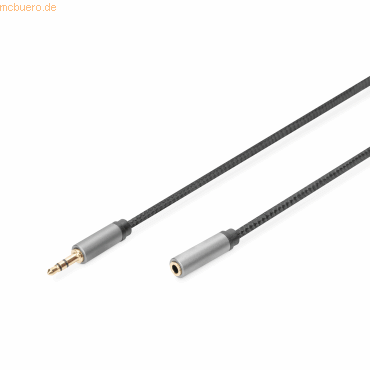 Assmann DIGITUS Audio Verläng.kabel, 3,5 mm Klinke /3,5 mm Buchse von Assmann