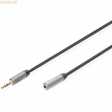 Assmann DIGITUS Audio Verläng.kabel, 3,5mm Klinke /3,5mm Buchse,3m Assmann DIGITUS Audio Verläng.kabel, 3,5mm Klinke /3,5mm Buchse,3m von Assmann
