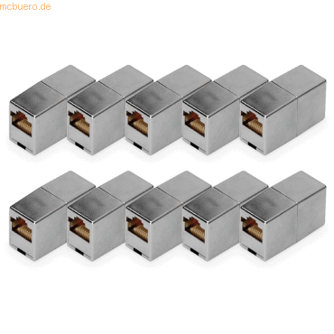 Assmann DIGITUS CAT 5e, Klasse D, RJ45 Modular Kupplung - 10 Stk. Assmann DIGITUS CAT 5e, Klasse D, RJ45 Modular Kupplung - 10 Stk. von Assmann