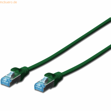 Assmann DIGITUS CAT 5e SF-UTP Patchk. Cu, PVC AWG 26/7, 0,5 m, GN von Assmann