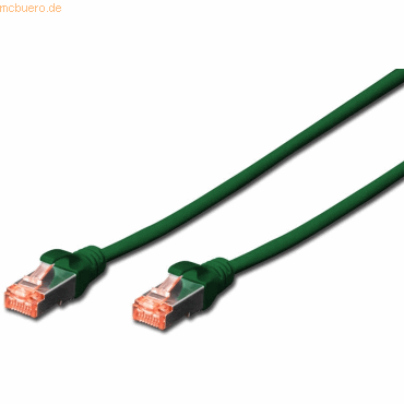 Assmann DIGITUS CAT 6 S-FTP Patchk. Cu, LSZH AWG 27/7, 3 m, GN Assmann DIGITUS CAT 6 S-FTP Patchk. Cu, LSZH AWG 27/7, 3 m, GN von Assmann