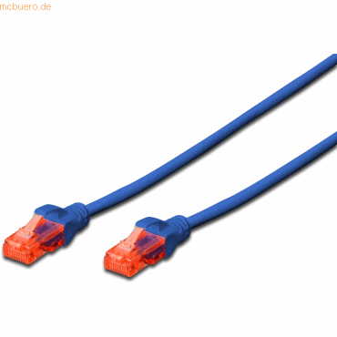 Assmann DIGITUS CAT 6 U-UTP Patchk. Cu, LSZH AWG 26/7, 0,50 m, BL Assmann DIGITUS CAT 6 U-UTP Patchk. Cu, LSZH AWG 26/7, 0,50 m, BL von Assmann