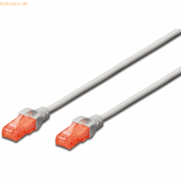 Assmann DIGITUS CAT 6 U-UTP Patchk. Cu, LSZH AWG 26/7, 2 m, GR Assmann DIGITUS CAT 6 U-UTP Patchk. Cu, LSZH AWG 26/7, 2 m, GR von Assmann