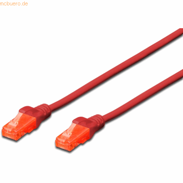 Assmann DIGITUS CAT 6 U-UTP Patchk. Cu, LSZH AWG 26/7, 2 m, RT Assmann DIGITUS CAT 6 U-UTP Patchk. Cu, LSZH AWG 26/7, 2 m, RT von Assmann