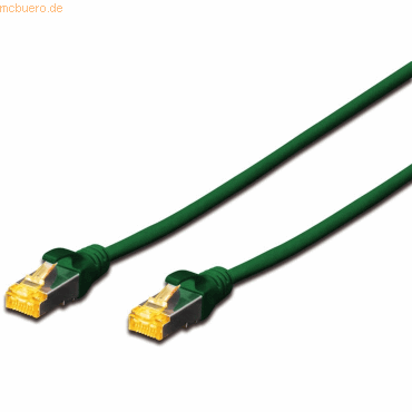Assmann DIGITUS CAT 6A S-FTP Patchk. Cu, LSZH AWG 26/7, 0,5 m, GN Assmann DIGITUS CAT 6A S-FTP Patchk. Cu, LSZH AWG 26/7, 0,5 m, GN von Assmann