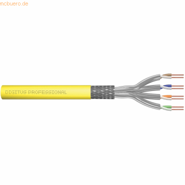 Assmann DIGITUS CAT 7A S/FTP Verlegekabel, 1000 m, Dca-s1a d1 a1 von Assmann