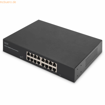 Assmann DIGITUS DIGITUS 16-Port Gigabit Switch, 19 Zoll, Unmanaged Assmann DIGITUS DIGITUS 16-Port Gigabit Switch, 19 Zoll, Unmanaged von Assmann