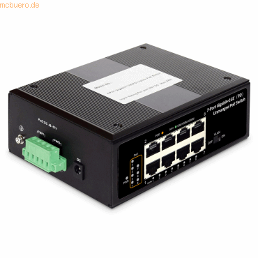 Assmann DIGITUS DN-651113 Industr. 7-Port Gigabit PoE+ Switch 1xPD von Assmann