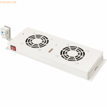 Assmann DIGITUS Dachlüftereinheit 19--2 Lüfter, Thermostat, Grau Assmann DIGITUS Dachlüftereinheit 19--2 Lüfter, Thermostat, Grau von Assmann