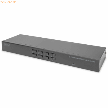 Assmann DIGITUS Desktop 8 Port HDMI KVM Switch Single View Assmann DIGITUS Desktop 8 Port HDMI KVM Switch Single View von Assmann