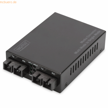 Assmann DIGITUS Fast Ethernet MM/SM Medienkonverter SC/SC Assmann DIGITUS Fast Ethernet MM/SM Medienkonverter SC/SC von Assmann