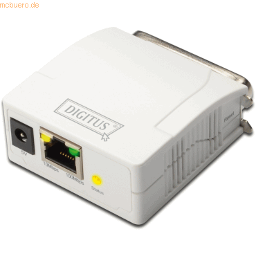 Assmann DIGITUS Fast Ethernet Print Server 1x RJ45 1x DB-36 Centronics von Assmann